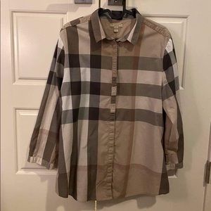 Burberry Brit button down shirt/blouse
